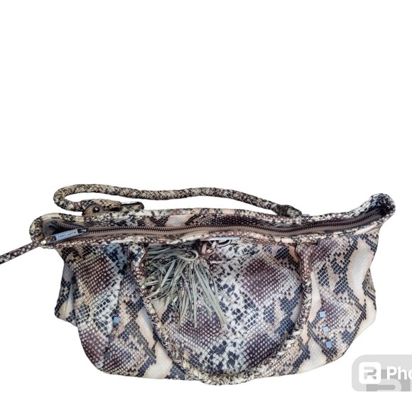 Elliott Lucca leather snakeprint purse - Picture 4 of 14
